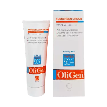 کرم ضد آفتاب SPF50 ضد چروک پوست چرب و جوش دار 50 میلی لیتر الی ژن